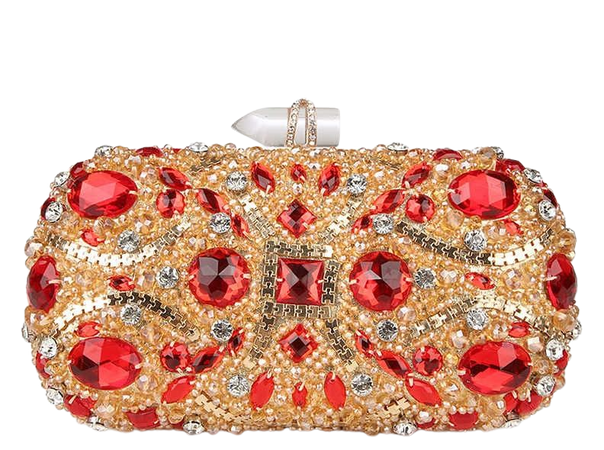 Red and Gold Clutch