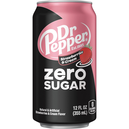 strawberry Dr Pepper zero soda