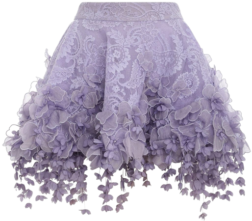 High Tide Lace Flip Mini Skirt By Zimmermann | Moda Operandi