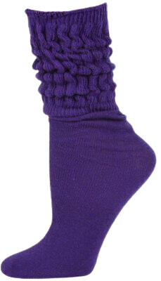 Millennium Women's Slouch Socks - 1 Pair - Purple | eBay