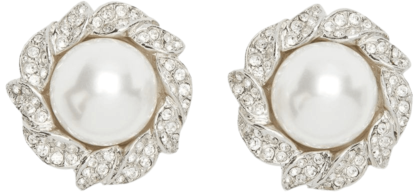 Kenneth Jay Lane pearl-embellished stud earrings