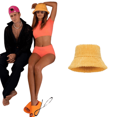 Hailey Bieber Closet • ZuluAndZephyr Cord Towelling Hat ($80.00)