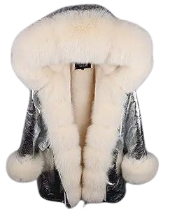 Amazon.com: OBCPD Jacket Hooded Black Waterproof Woman Winter Warm Coat Parkas Luxury Jacket Female Clothing : Clothing, Shoes & Jewelry