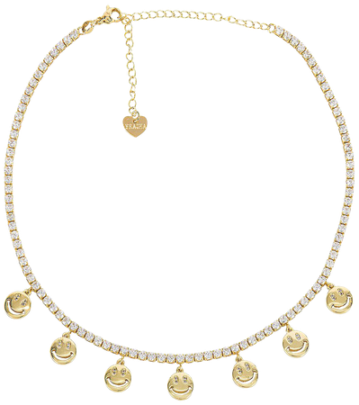 BRACHA Million Dollar Smile Necklace in Gold | REVOLVE