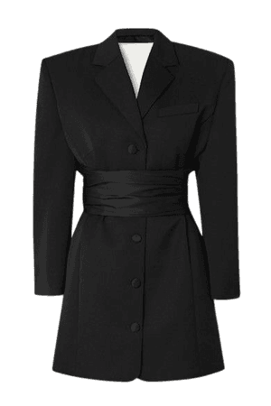 black blazer dress