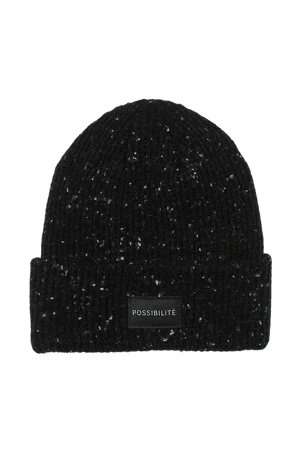 Knit Hat - Black/nepped - Ladies | H&M US