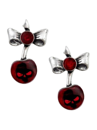 "Black Cherry" Earrings by Alchemy of England