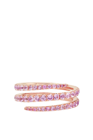 Rose gold Coil 18-karat rose gold sapphire ring | Anita Ko | NET-A-PORTER