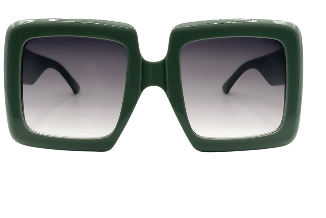 Green Sunglasses-Giant Vintage