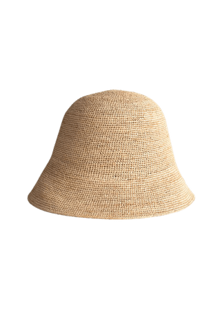 Straw Bucket Hat - Beige - Hats - & Other Stories