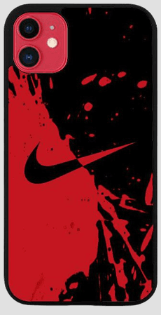 Nike Red and Black X9175 iPhone 11 Cover Cases | Recovery Case