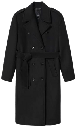 Tailored oversize wool coat - Women | Mango USA