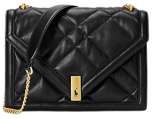 Polo ID Quilted Leather Envelope Bag