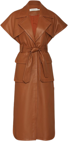 Tranquility Tailored Leather Midi Dress By Zimmermann | Moda Operandi