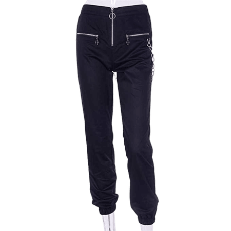 RUEWEY Women High Waist Hip Hop Dance Tapered Cargo Jogger Pants Trousers Harem Baggy Jogging Sweatpants (S, Camo Green) at Amazon Women’s Clothing store