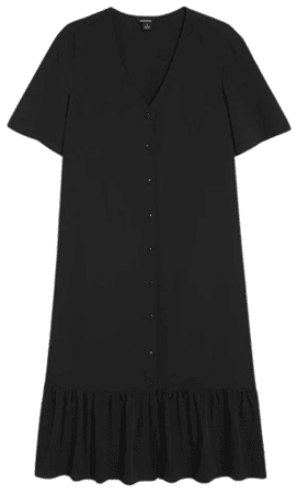 Short sleeve maxi dress - Black - Maxi dresses - Monki WW