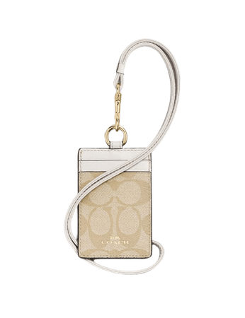 ID LANYARD IN SIGNATURE CANVAS | COACH® Outlet