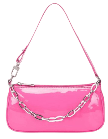 neon pink bag