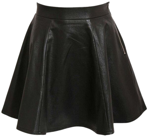 Pilot Sydnee Leather Look Skater Skirt ($33)