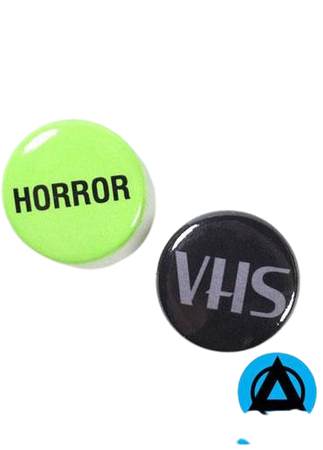 Horror VHS Pinback Button Set – Strange Ways