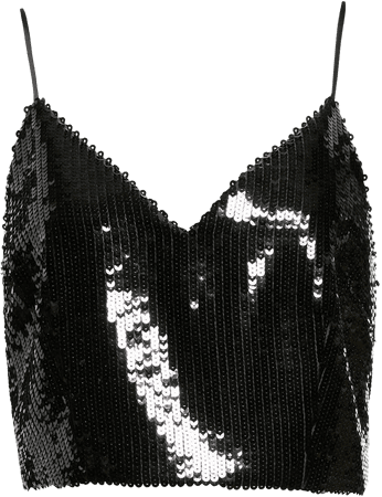 FRAME Sequin Crop Cami | Nordstrom