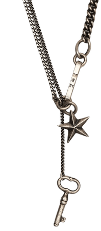 WERKSTATT:MÜNCHEN Key And Star Pendant Necklace - Farfetch