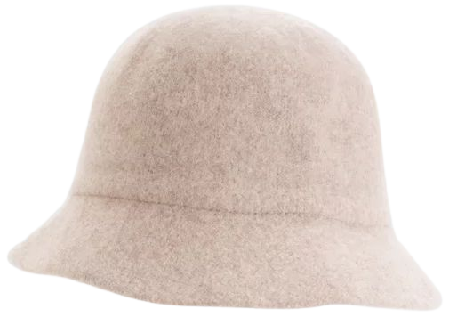 grey woollen anna hat | agnès b.