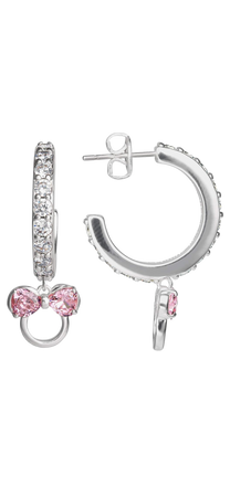 Pink Minnie earrings