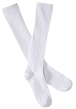 white knee socks