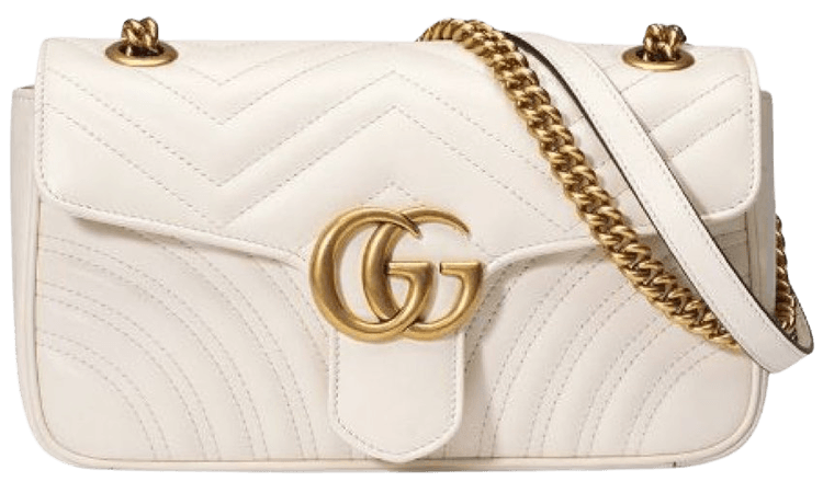 Gucci Marmont Small Bag in white