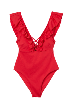 Padded Swimsuit - Red