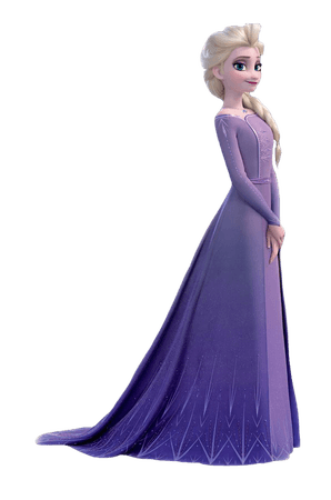 #frozen #frozen2 #elsa #anna #olaf #sven #lareinedesneiges - Elsa Frozen 2 Purple Dress, HD Png Download - vhv