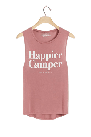 Happier Camper Graphic Tank | Anthropologie