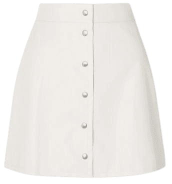 Knee length skirt