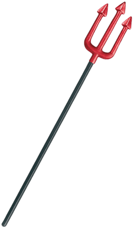 Molten Red Devil Pitchfork, 23 1/2in | Party City