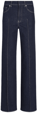 High Waisted Rinse Wide Leg Jeans | Express
