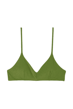 Padded Bikini Top - Olive green - Ladies | H&M US