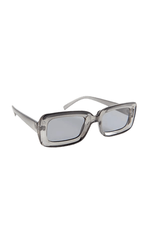 Melinda Plastic Rectangle Sunglasses | Urban Outfitters