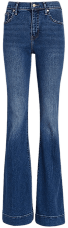 Rachel Zoe Mid Rise Medium Wash 70s Flare Jeans | Express