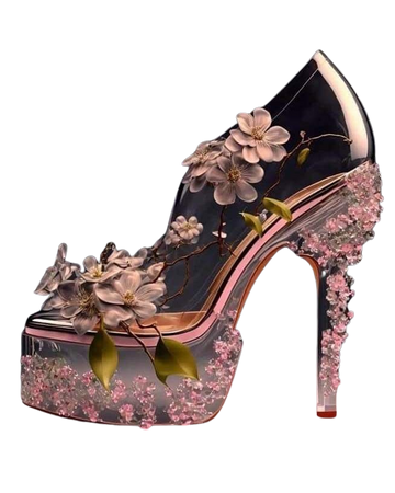 Flowered Heels