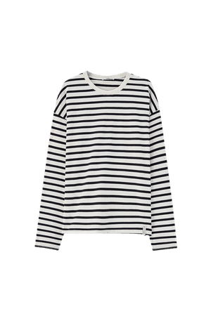 Long-sleeve striped T-shirt - pull&bear