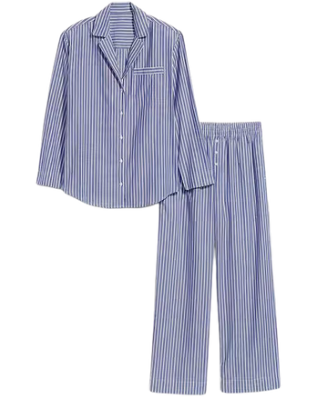 Poplin Pajama Set | Old Navy