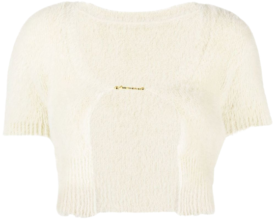 Jacquemus Cropped Knitted Cardigan - Farfetch