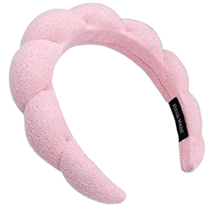 Amazon.com : Aopwsrlyi Women Spa Headband Sponge & Terry Towel Cloth Fabric Hair Band for Face Washing, Makeup Removal, Shower, Skincare (Pink, One Size) : Beauty & Personal Care