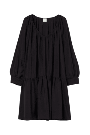 Airy Dress - Black - Ladies | H&M US