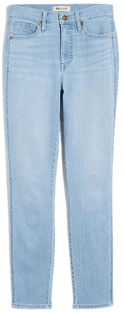 10" High-Rise Skinny Jeans in Longton Wash
