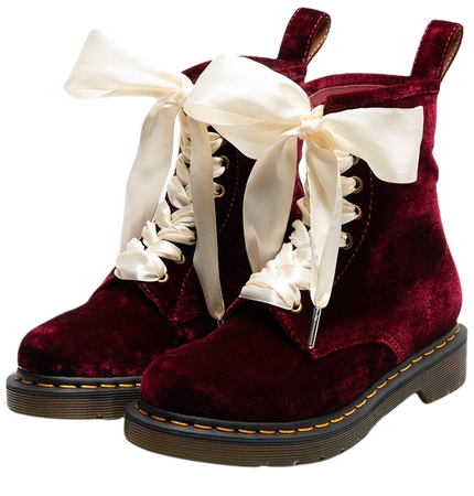 burgundy-velvet-white-ribbon-lace-up-combat-military-boots-shoes-800x800.jpg (800×800)
