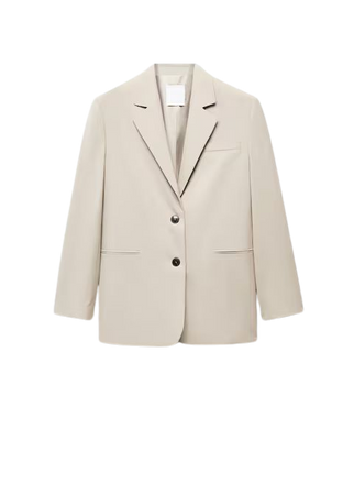 Suit blazer with buttons - Women | Mango USA