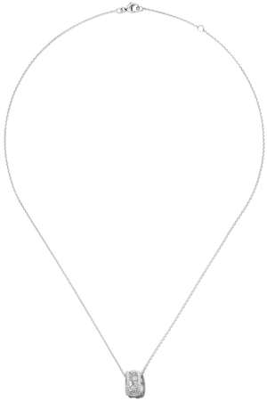 De Beers 18kt White Gold Dewdrop Diamond Pendant Necklace - Farfetch