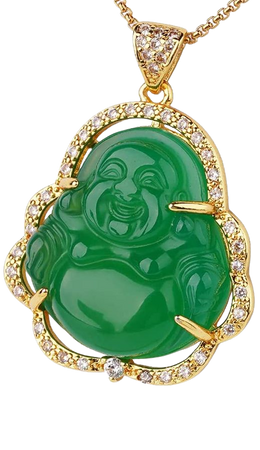 Amazon.com: Lucky Buddha Necklace Black Crystal Buddah Neckless with Golden Plated Chain Unisex Gemstone Y2K Jewelry Pendants Good Luck Charm Necklaces (22 inches) : Clothing, Shoes & Jewelry